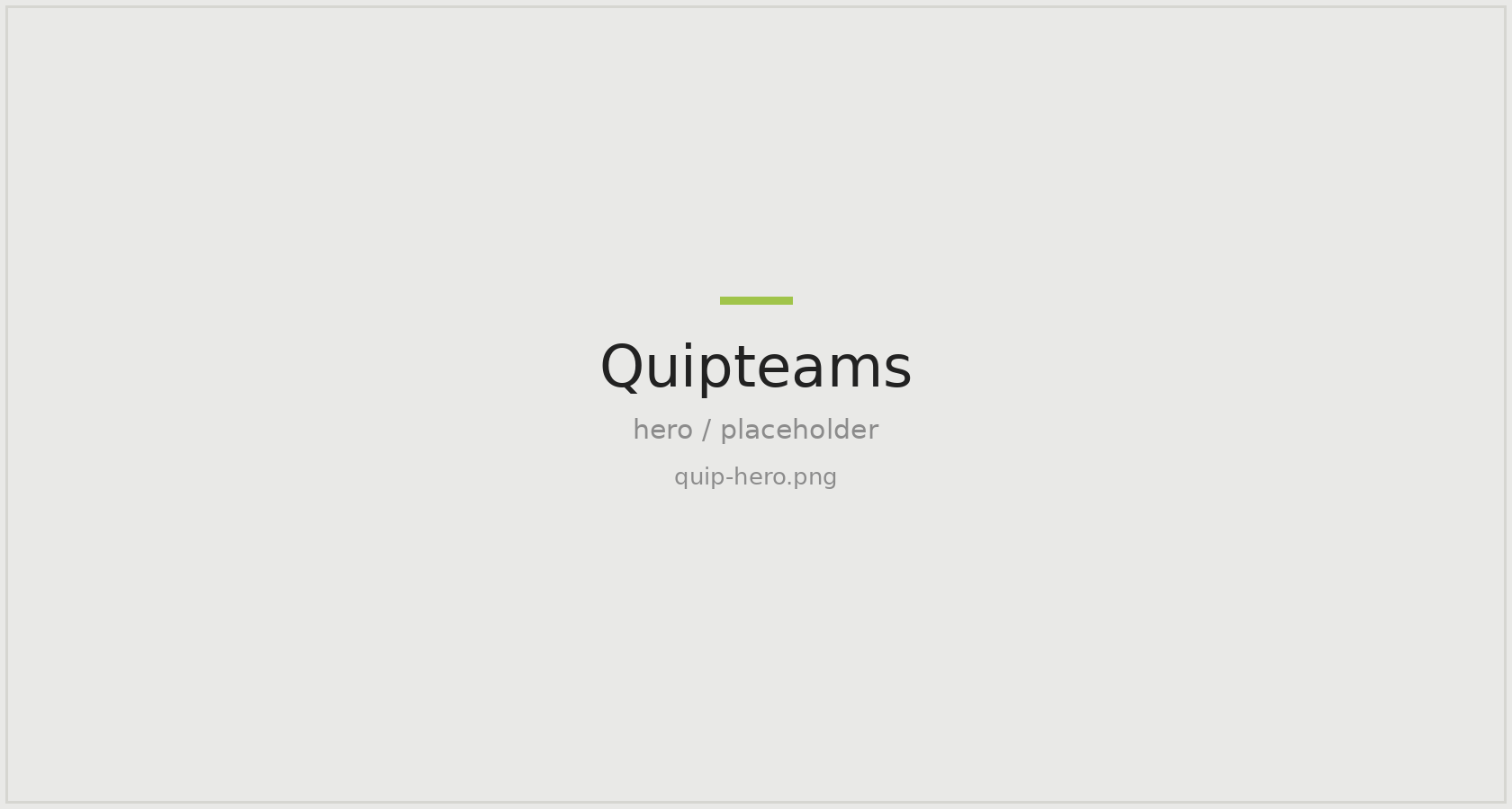 Quipteams - IT management platform